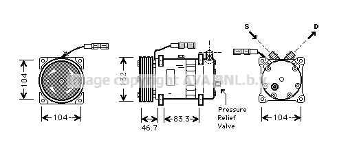 AVA QUALITY COOLING Kompressor,kliimaseade MNK048